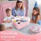 Cupcake Carrier, Cupcake Holder for 24 Cupcakes, Portable and Reusable Rectangular Cake Carrier with Lid and Handle, 2 Tier Stackable Layer Insert (Pink)